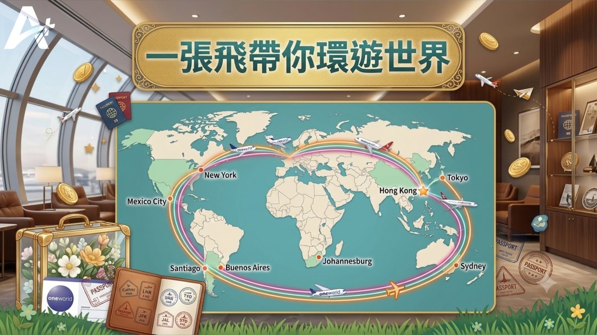 寰宇一家環球票一張飛環遊世界
