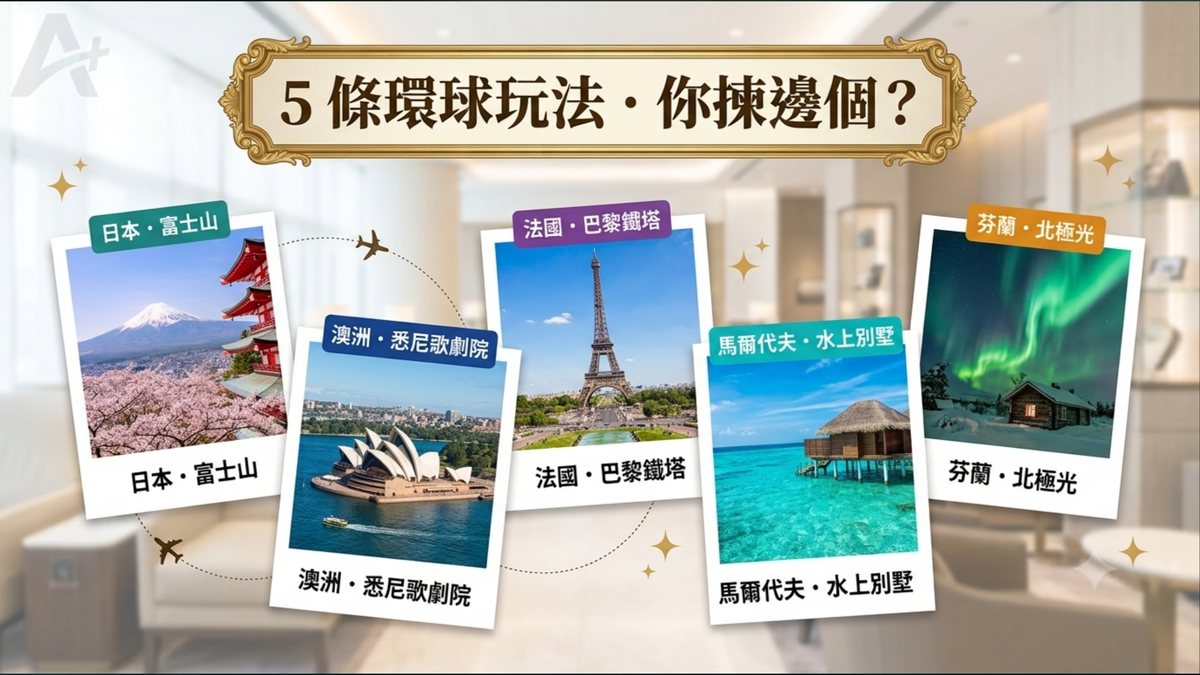 五條環球示範線你揀邊個